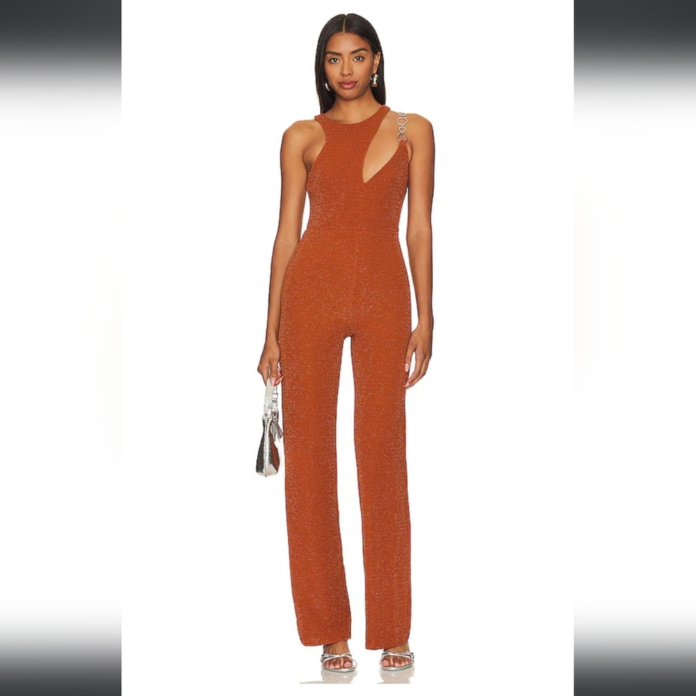 Lovers and Friends Kiki Jumpsuit in Copper, Size Medium,  NWOT